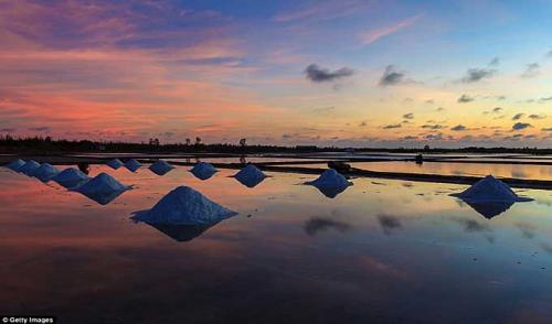 Viet Nam s salt fields in top most breathtaking sunsets on earth