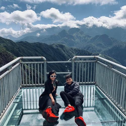 The Cloudy Dragon Glass Bridge in Sapa- Vietnam